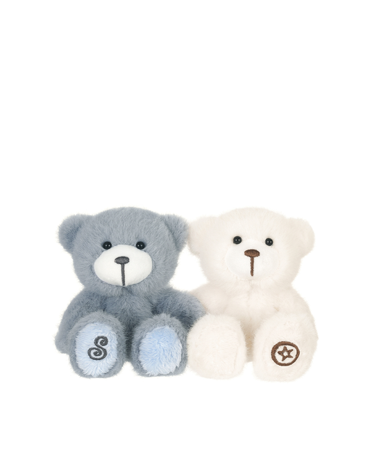 Hug Teddy Bear · ハグテディベア(ホワイトブルー)