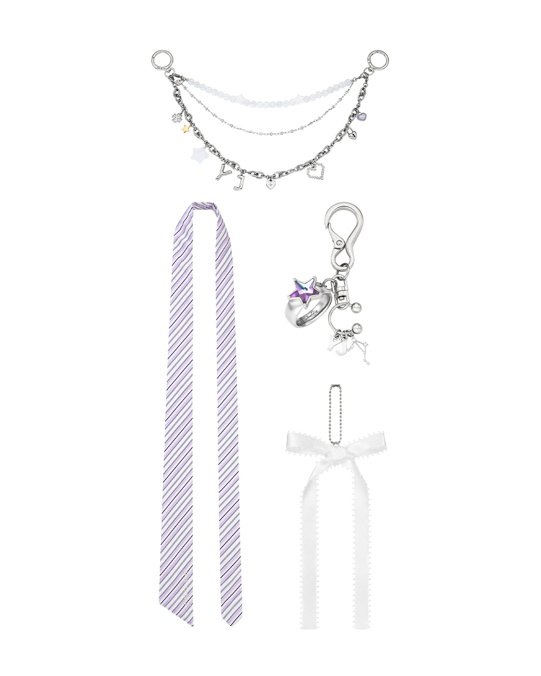 Jenaissante Charm Set · ジェネサントチャームセット (ラベンダー)